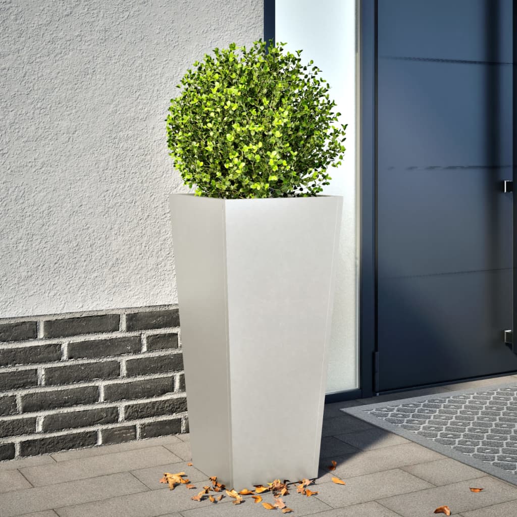 Garden Planter Olive Green Steel