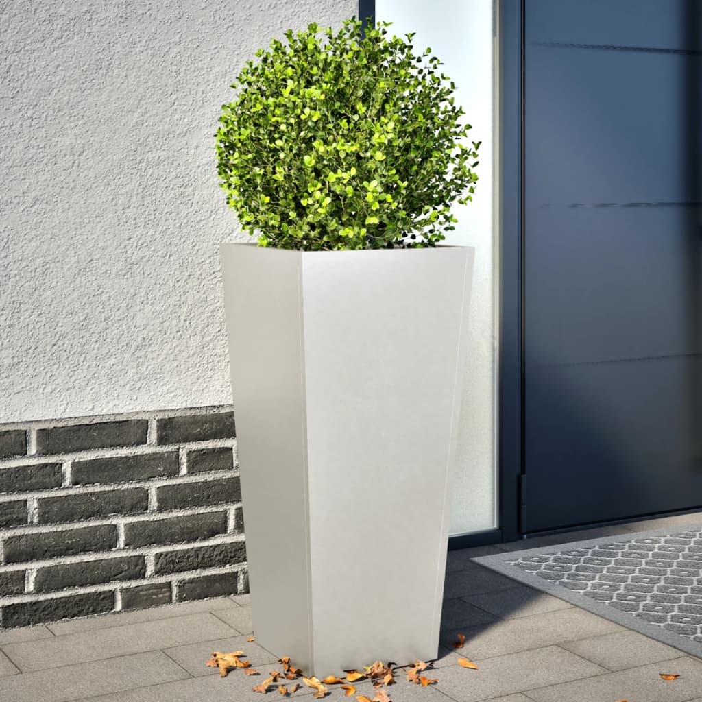 Garden Planter Olive Green Steel