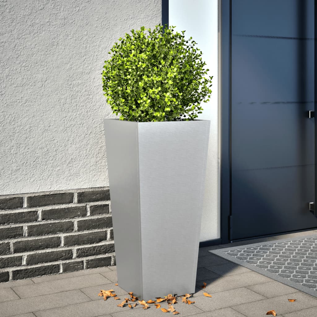 Garden Planter Olive Green Steel