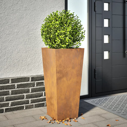 Garden Planter Olive Green Steel