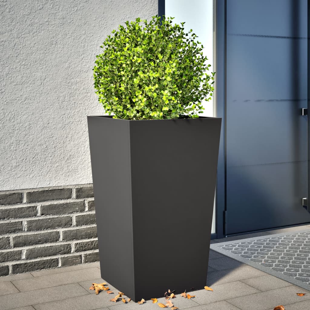 Garden Planter Olive Green Steel