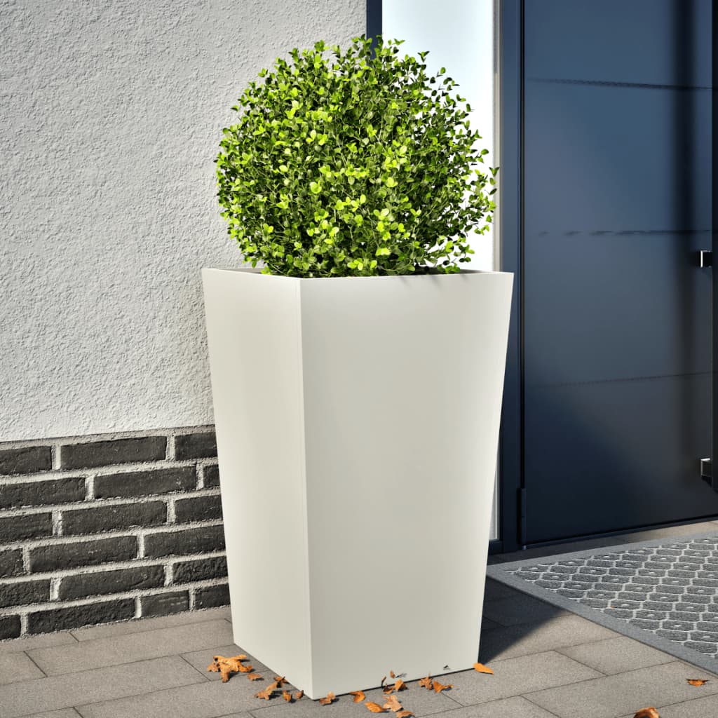 Garden Planter Olive Green Steel