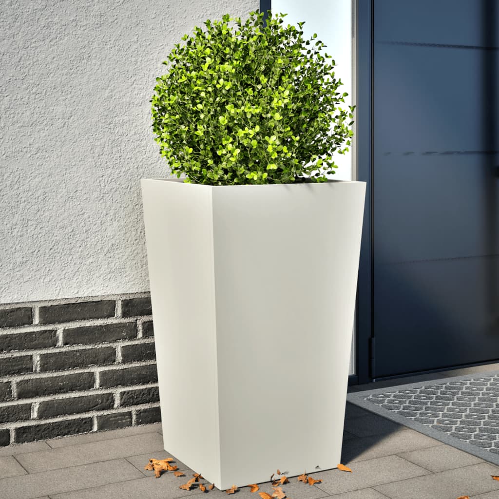 Garden Planter Olive Green Steel