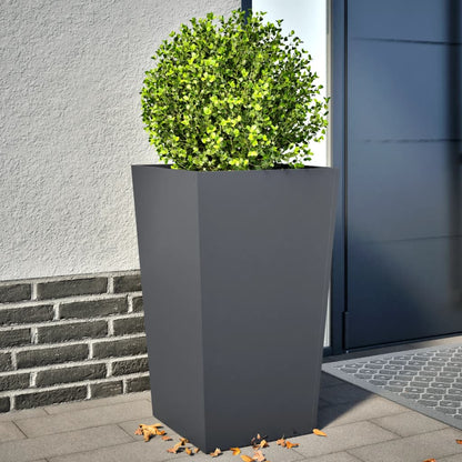 Garden Planter Olive Green Steel
