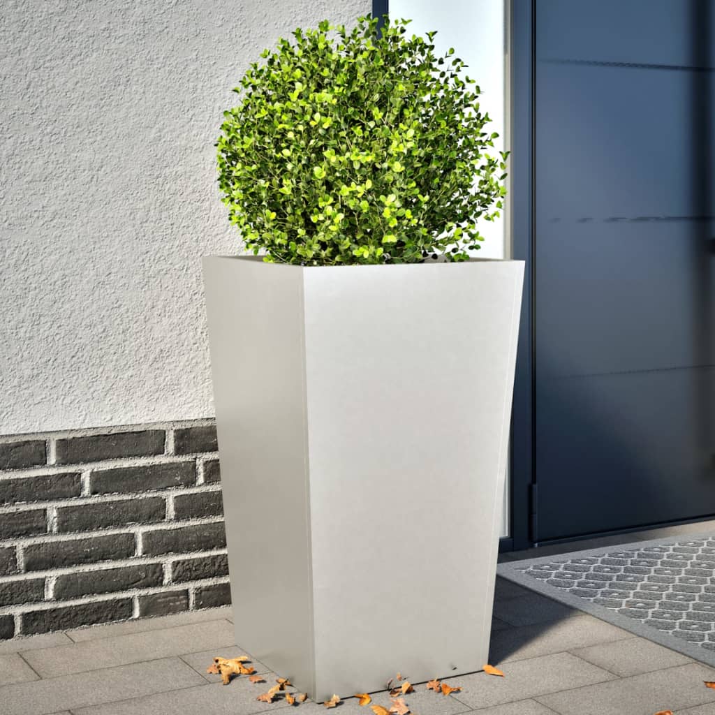 Garden Planter Olive Green Steel