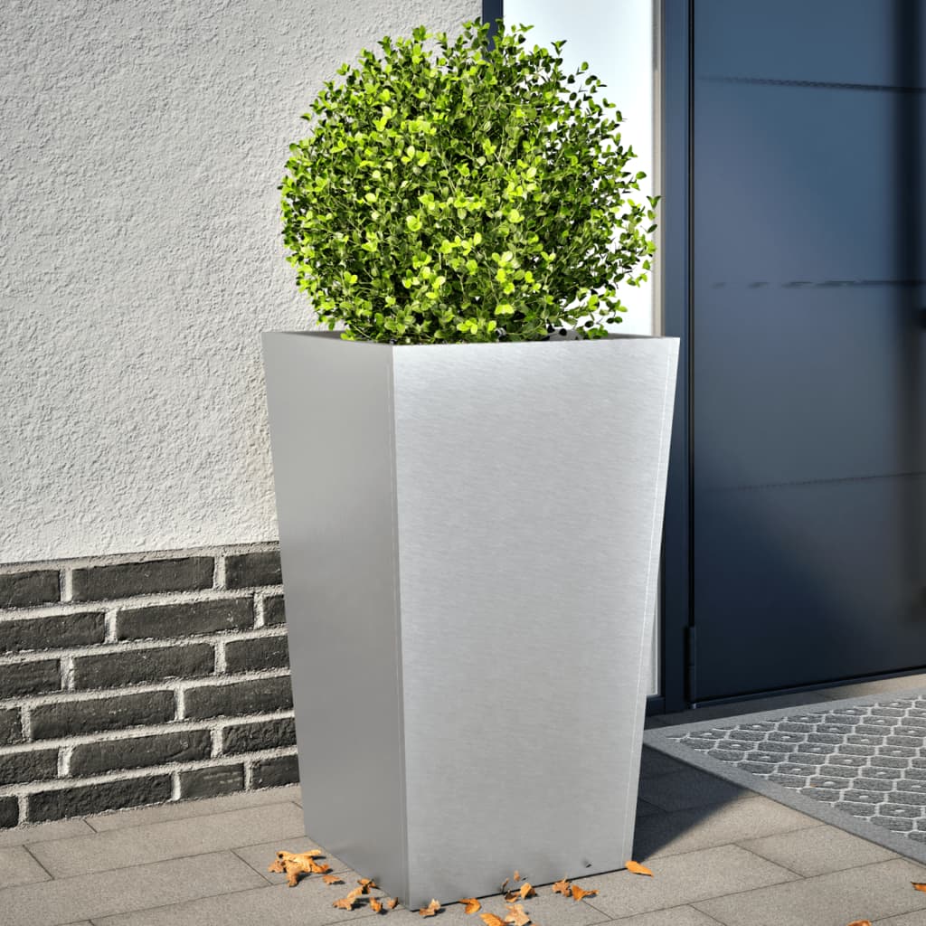 Garden Planter Olive Green Steel