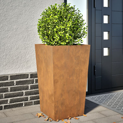 Garden Planter Olive Green Steel