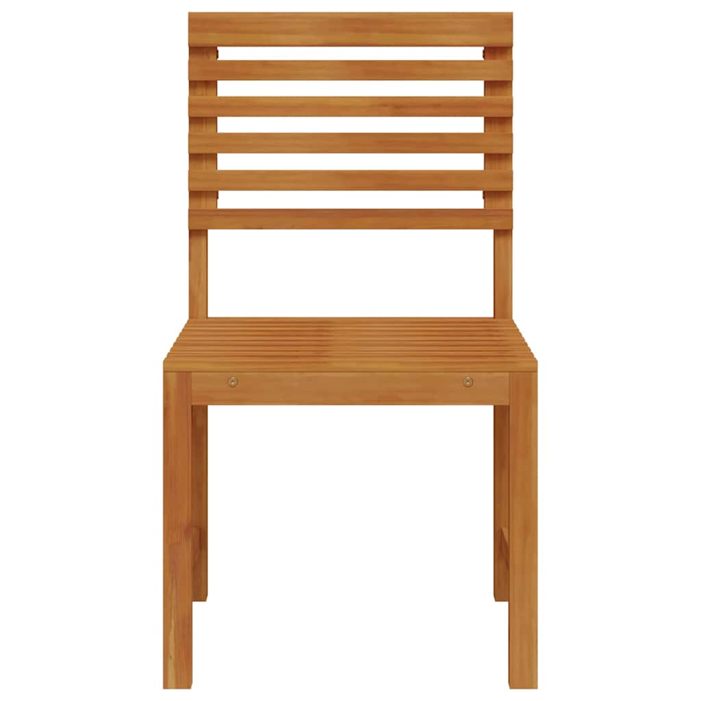 Garden Chair 2 Pcs Brown 50 X 50 X 91Cm Solid Acacia Wood
