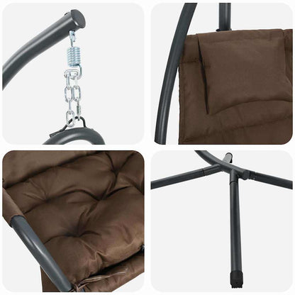 Hanging Egg Chair Folding 94 X 107 X 196.5 Cm Steel