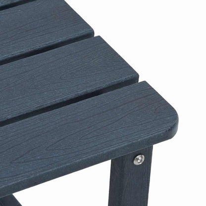 Garden Chair 3 Pcs Navy Polyethylene