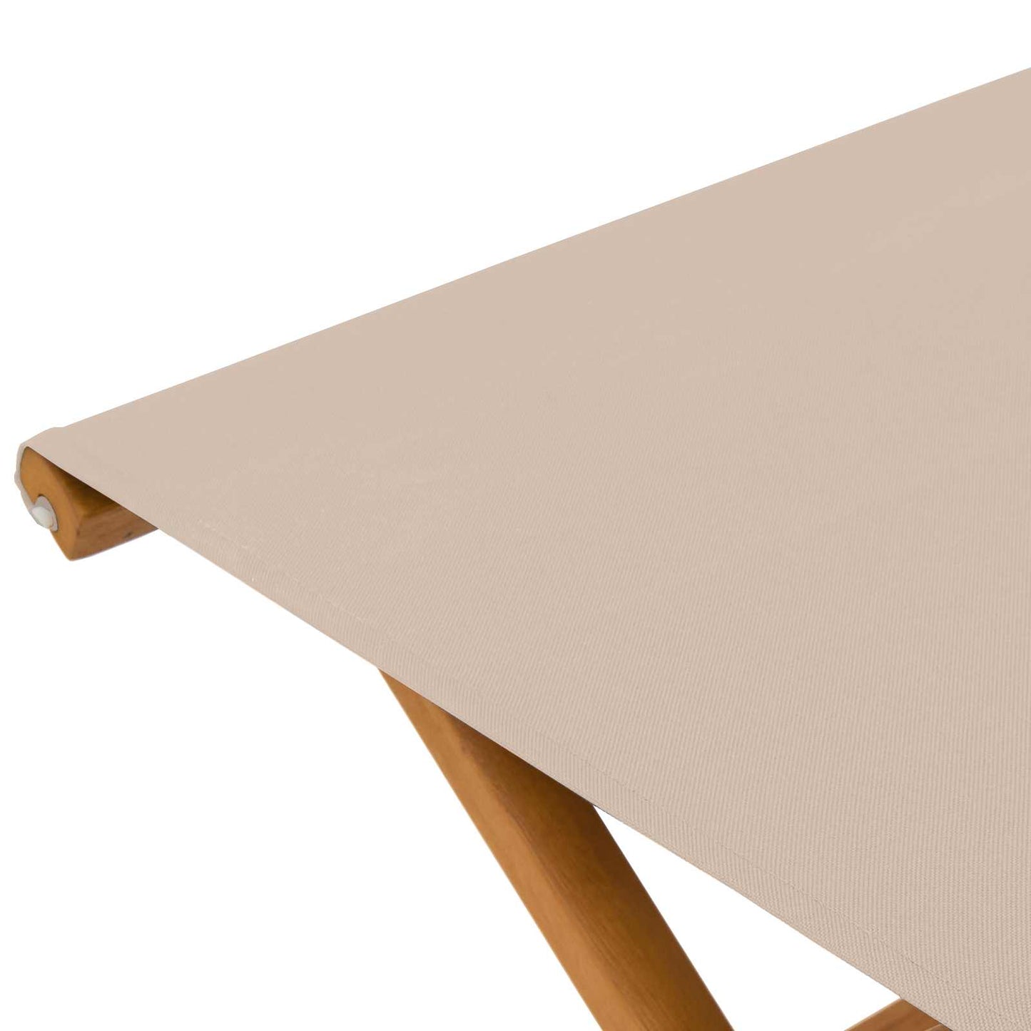 Deck Chair 2 Pcs Solid Eucalyptus Wood
