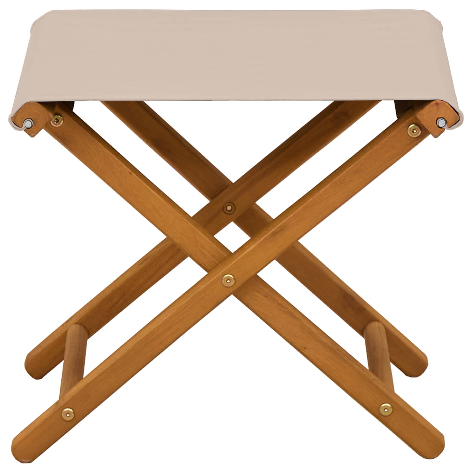 Deck Chair 2 Pcs Solid Eucalyptus Wood