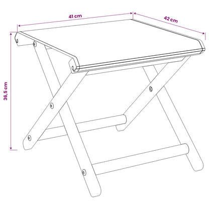 Deck Chair 2 Pcs Solid Eucalyptus Wood