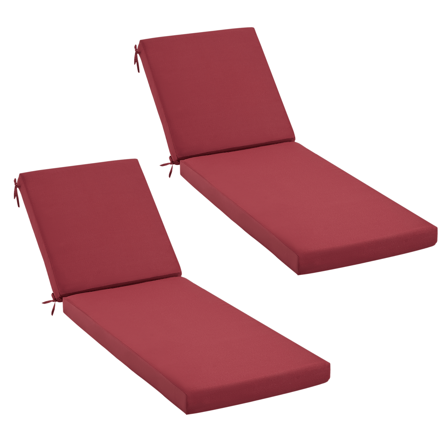 Striped Outdoor Lounge Cushion, Waterproof, Removable Cover, 10 Colours