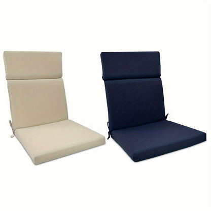 High-Back Rocking Chair Cushion Set, Seat & Back, Ties Included