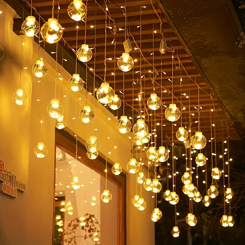 Wishing Ball LED String Lights, 108 LEDs, 8 Lighting Modes