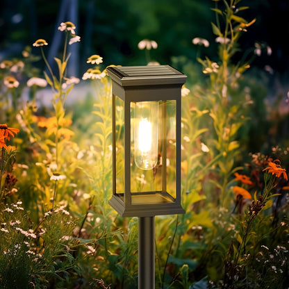 Solar Pathway Lights, IP44, Warm White, 4 or 8-Pack