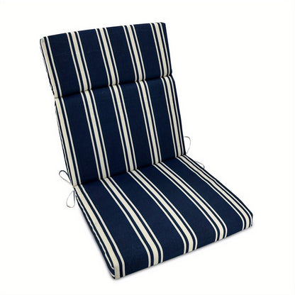 High-Back Rocking Chair Cushion Set, Seat & Back, Ties Included