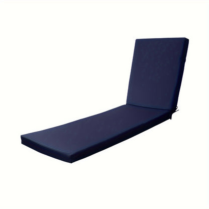Outdoor Chaise Lounge Cushion, Foam Fill, Zippered, Pool & Patio