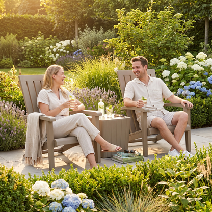 Garden Adirondack chairs lifestyle