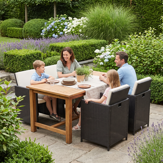 Garden dining chairs lifestyle